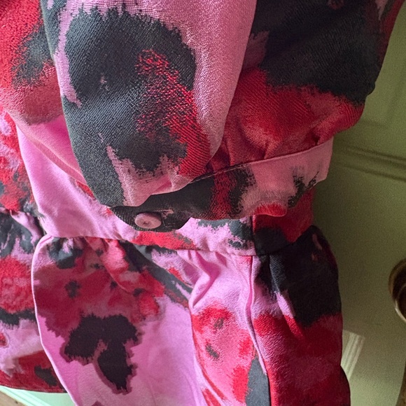 ✅FIRM PRICE. Tuckernuck cerise Blossom  Pink and Red Floral Dress. - Picture 8 of 11